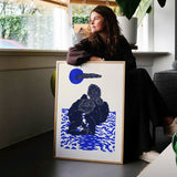 Maliv Blue Moon II Poster | Fleux | 6
