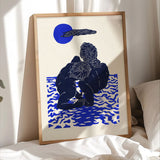 Maliv Blue Moon II Poster | Fleux | 5