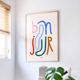 Affiche Matilas Larrailn Bonjour - 30 x 40 cm | Fleux | 5