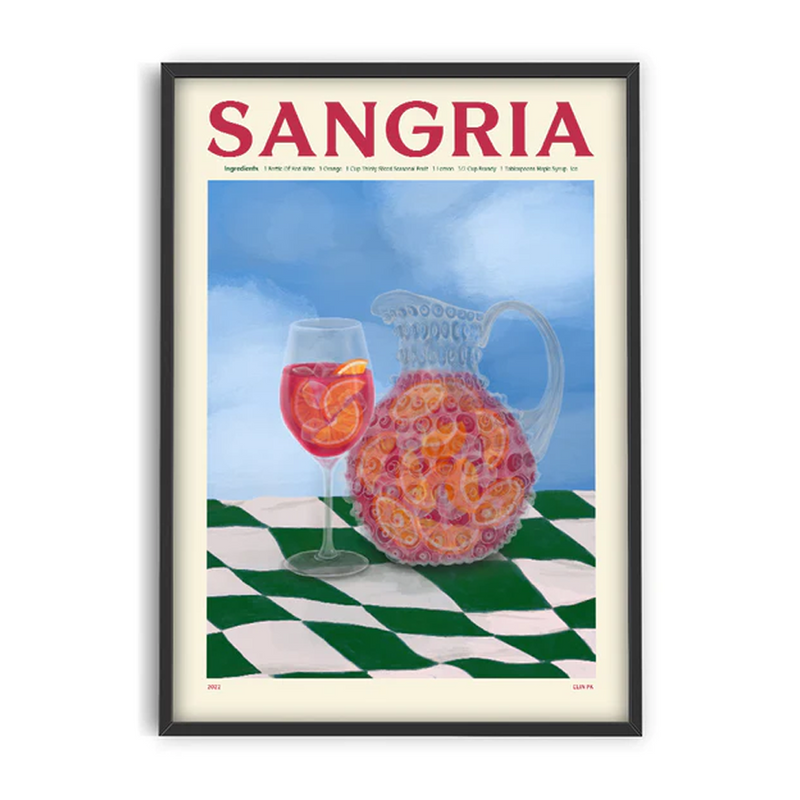 Affiche Cocktail - Elin PK - Sangria