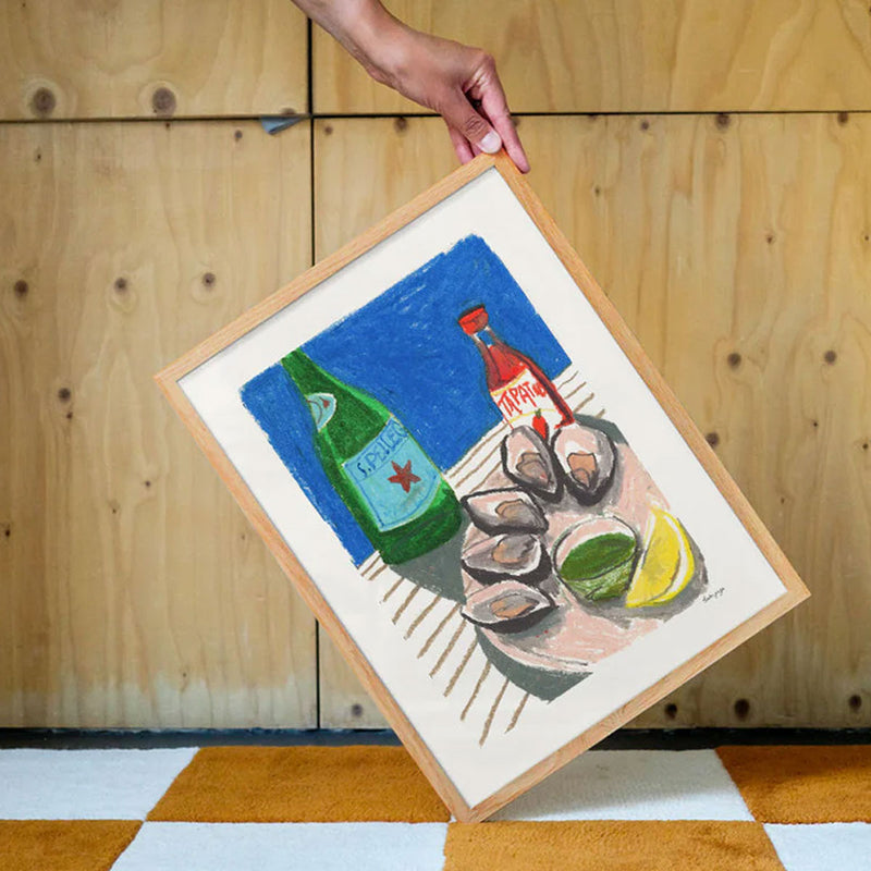 Laura Oyster Lunch Poster