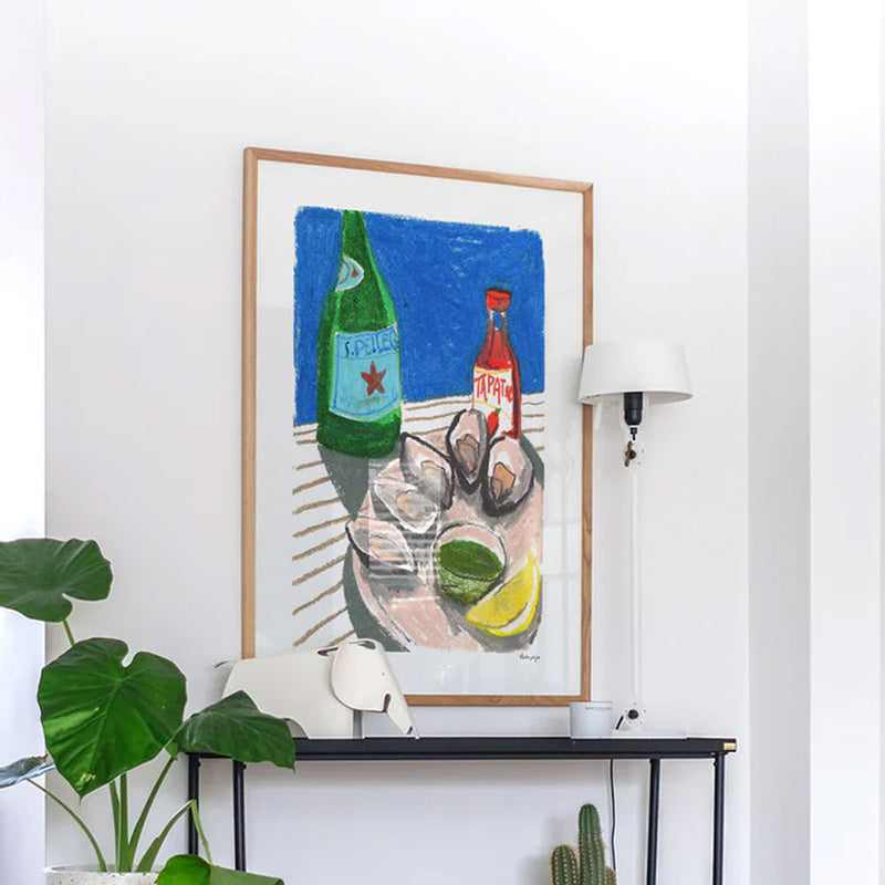 Laura Oyster Lunch Poster