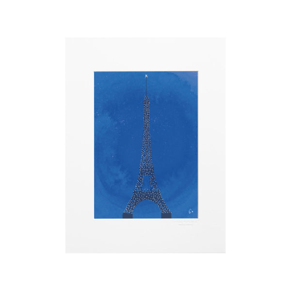 Paris Eiffel Tower Poster WLPP - 22 x 22 cm