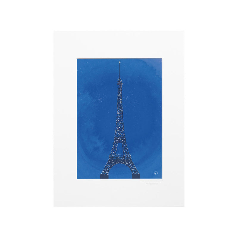 Paris Eiffel Tower Poster WLPP - 22 x 22 cm