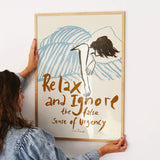 Sissan Relax &amp; Ignore Poster | Fleux | 6