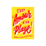 It's Love at the Beach Poster Toqué Frères - 30 cm x 40 cm  | Fleux | 2