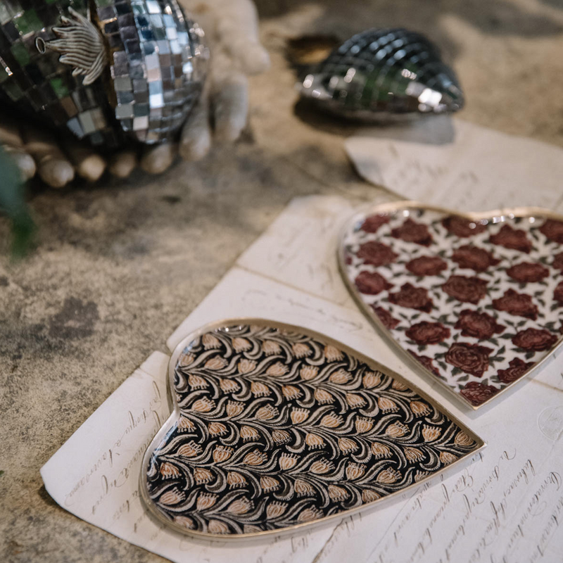 Albizia Heart Tray