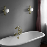 Cime Ip44 Brass Steel Wall Light - 17 cm x 18 cm x 12 cm | Fleux | 5