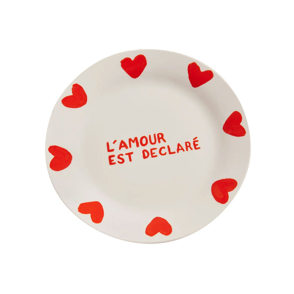 Assiette l'Amour est déclaré