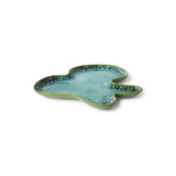 Shell Teal Plate - L 39.5 cm x W 38 cm | Fleux | 10
