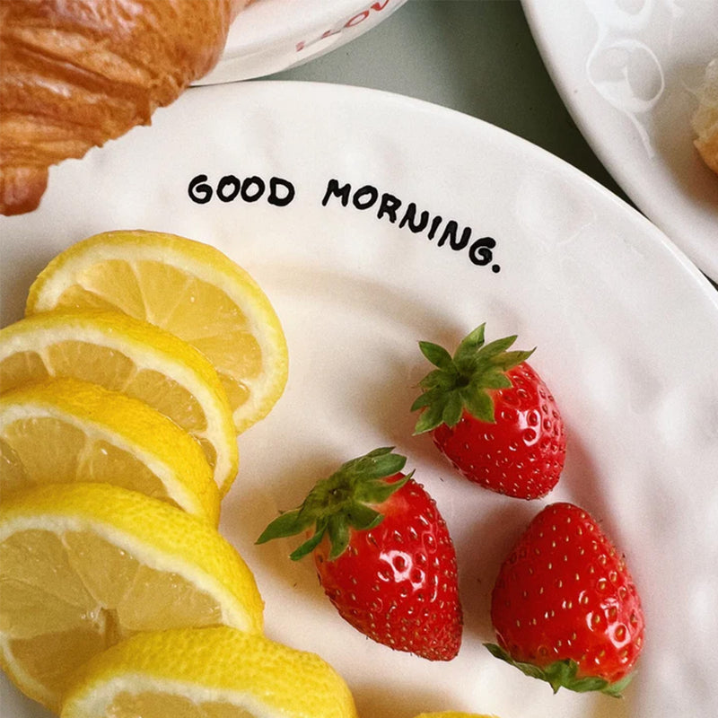 Assiette Breakfast Good Morning