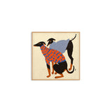 Affiche Autumn Doggos - 50 x 50 cm | Fleux | 2
