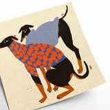 Affiche Autumn Doggos - 50 x 50 cm | Fleux | 3