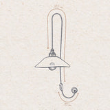 Lisette portable lamp - Verdigris | Fleux | 3