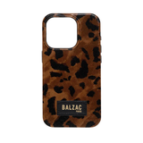 Cappuccino cheetah leather phone case | Fleux | 2