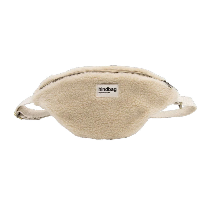 Sasha Fur Belt Bag Beige