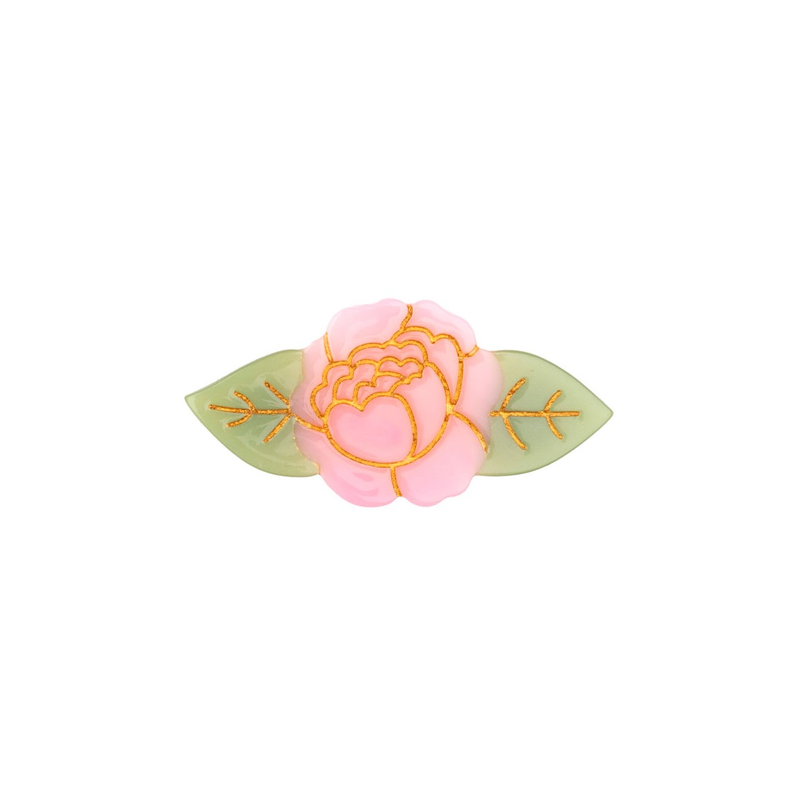 Barrette Pivoine