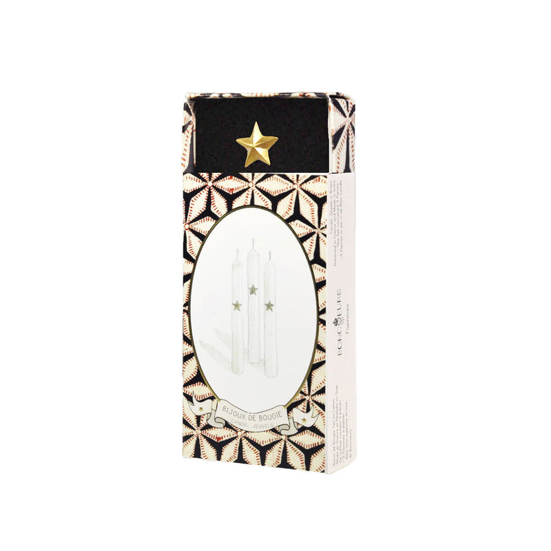 Gold Stars Candle Jewel