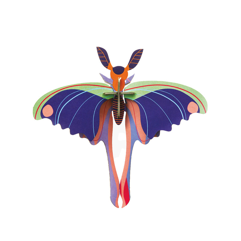 Blue Comet Butterfly Wall Decor Made From Recycled Cardboard