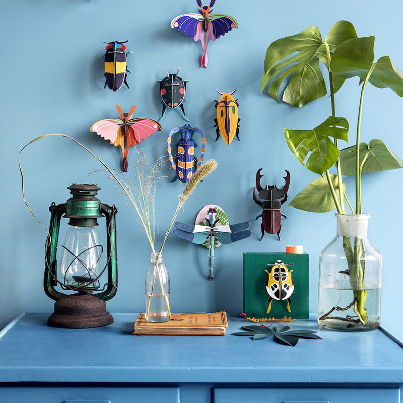 Blue Comet Butterfly Wall Decor Made From Recycled Cardboard