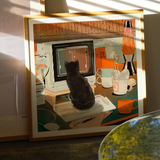 Poster Enikő Eged - Bodega Cat Pong | Fleux | 3
