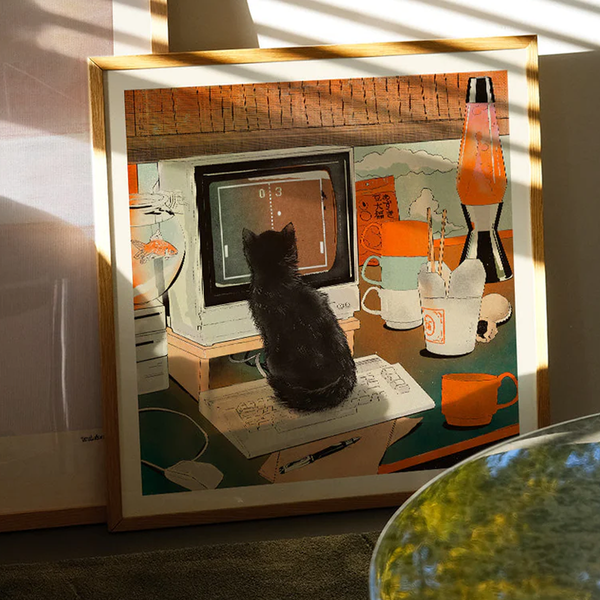 Poster Enikő Eged - Bodega Cat Pong
