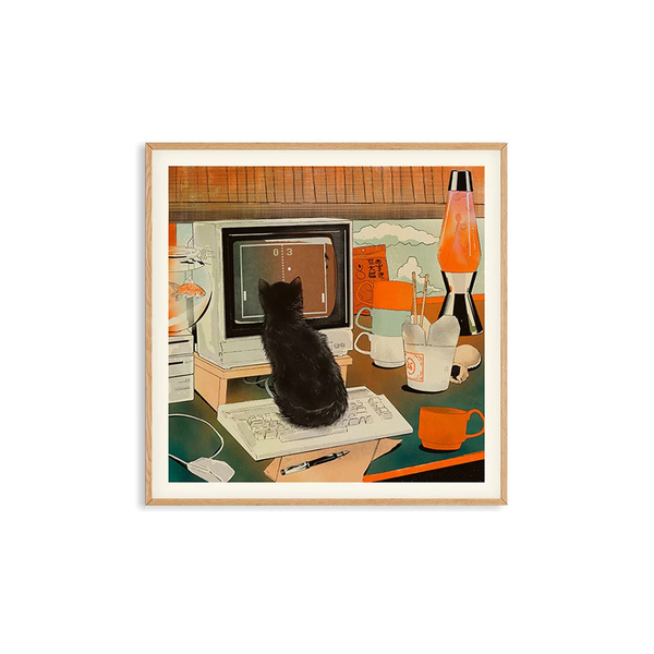 Poster Enikő Eged - Bodega Cat Pong