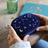 Starry Night Velvet Jewelry Box - Navy Blue | Fleux | 4