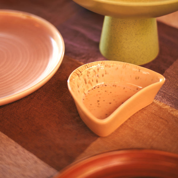 Shell Tapas bowl - L 14 cm x W 11 cm - Speckled