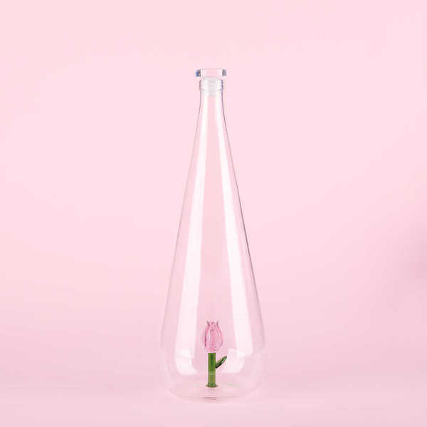 Bouteille Botanical Tulipe 1L Rose