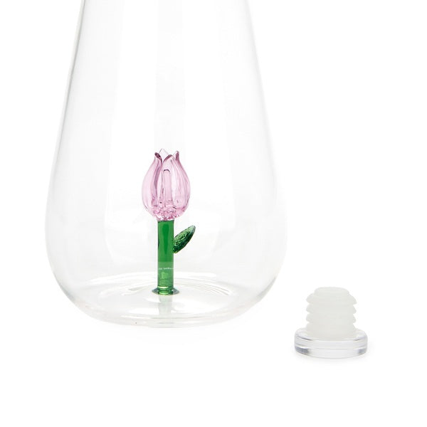 Bouteille Botanical Tulipe 1L Rose