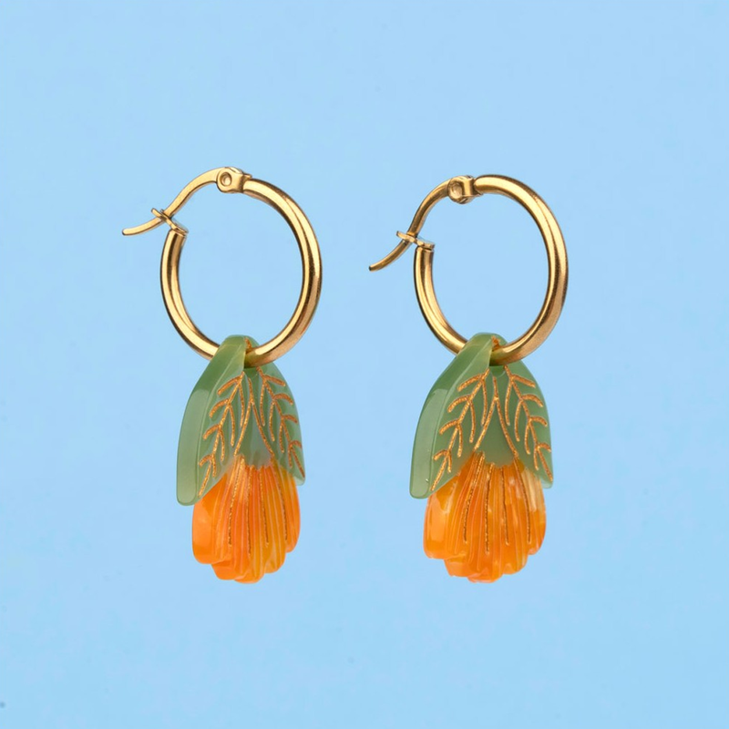 Boucles d'Oreilles Calendula