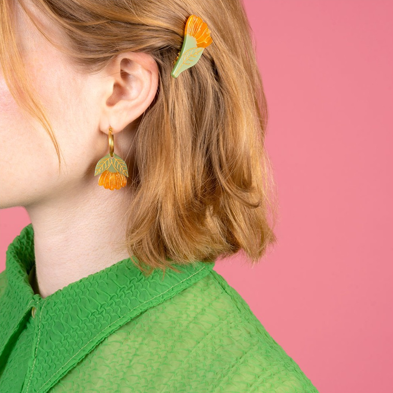 Boucles d'Oreilles Calendula