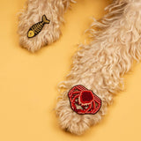 Broche Arête - Dorée | Fleux | 6