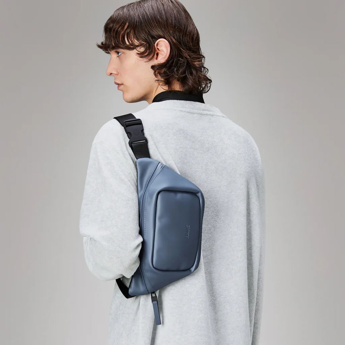 バッグ・カバンその他 Bum Bag Mini W3 Belt Bag - RAINS - Synthetic - Grey Rains Bum Bag Mini W3 SS24 - Godshot studio