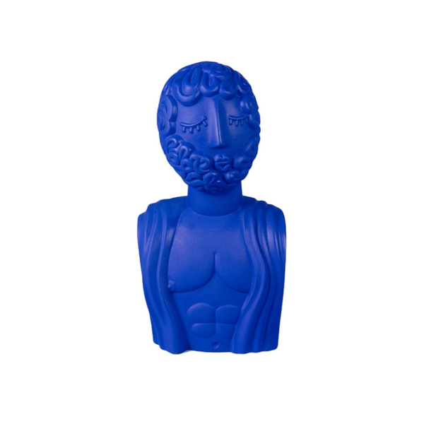 Buste Man - 24 cm x 20 cm x 45 cm - Terracotta Bleu