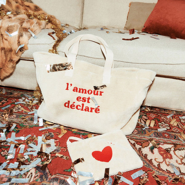 Cabas l'Amour est déclaré - Crème
