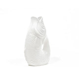 Vase Monsieur Carafon Fish Blanc | Fleux | 12