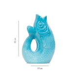 Carafe / Vase Monsieur Carafon Poisson - Lagoon | Fleux | 15