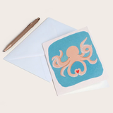 Carte Octopus In Love | Fleux | 4