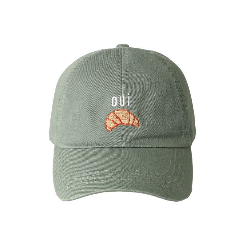 Casquette Broderie Oui Croissant