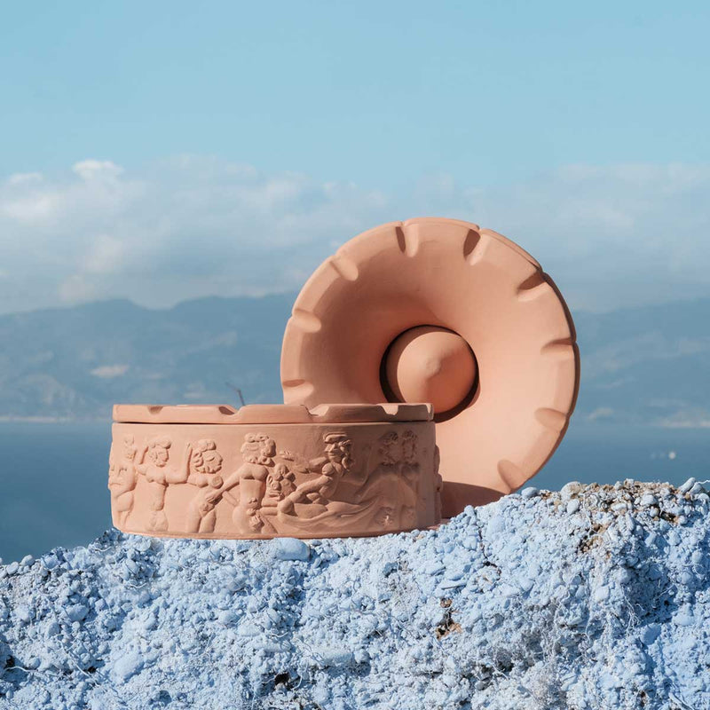 Cendrier Dialogues - Ø 15 cm x 5.5 cm - Terracotta