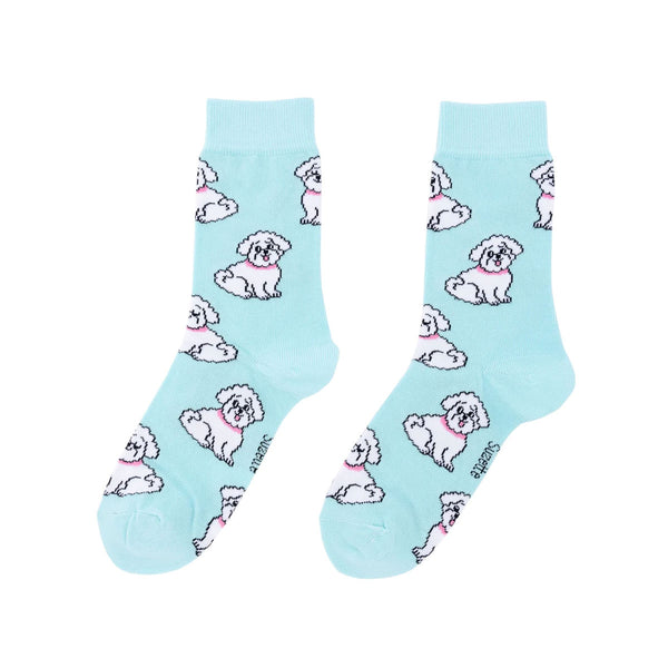 Chaussettes Bichon - Bleu Opaque