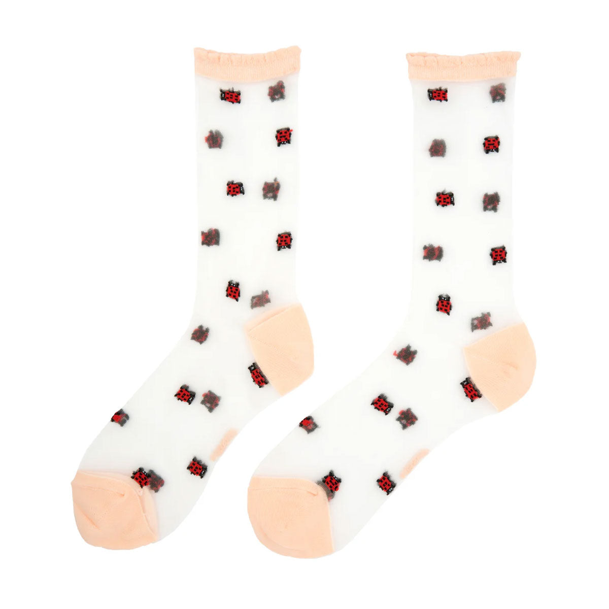 4 Paires Chaussettes Transparentes Ultrafines Pour Femme - Élastique été Quotidien