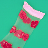 Chaussettes Transparentes Hibiscus | Fleux | 7