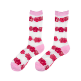 Chaussettes Transparentes Hibiscus | Fleux | 4