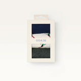 Set of 3 Skier socks - Navy Green - 43/45 | Fleux | 5