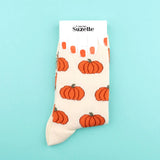 Chaussettes Citrouille - Blanc | Fleux | 5