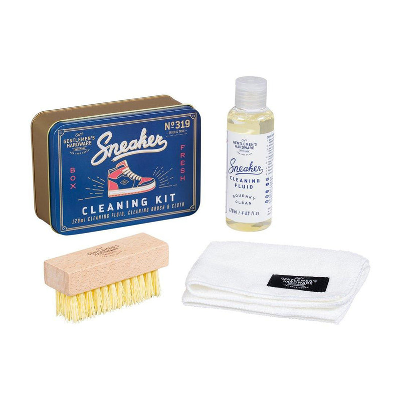Sneaker cleaning kit in a box