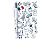 Coffret 3 Stylos France | Fleux | 12